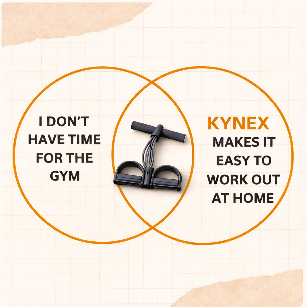 Kynex 6-Tube Pedal Trainer – Full-Body Home Workout Made Easy