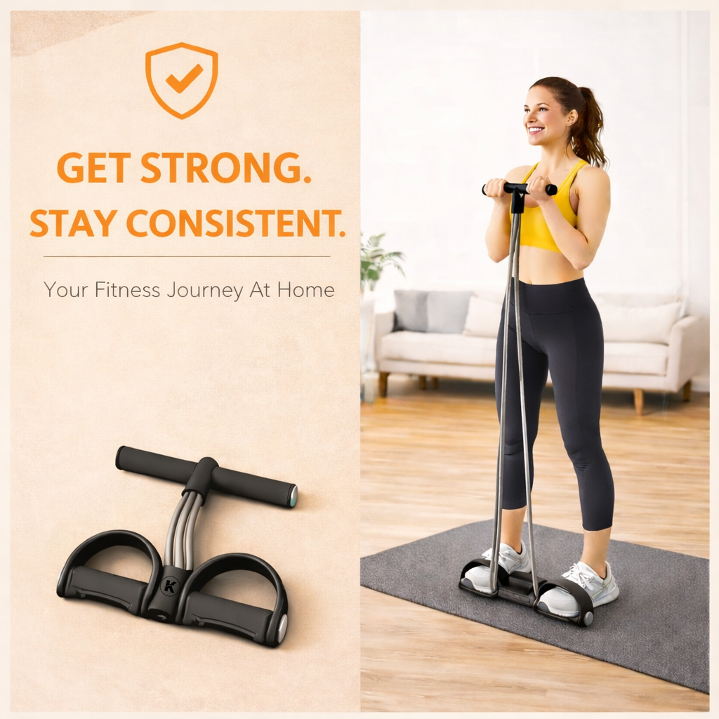 Kynex 6-Tube Pedal Trainer – Full-Body Home Workout Made Easy